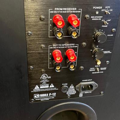 LOT 145D: B.I.C. Formula Model F-12 Subwoofer