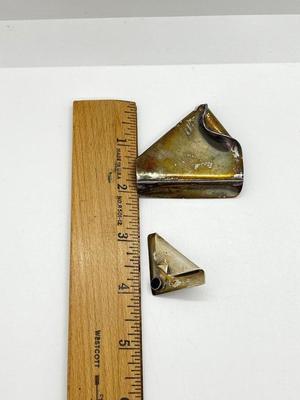 LOT 165J: Sterling Silver Pin/Brooch and Clip On Earrings marked Taxco Mexico