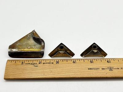 LOT 165J: Sterling Silver Pin/Brooch and Clip On Earrings marked Taxco Mexico