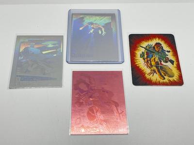 LOT 182J: Non-Sports Collectible Cards - GI Joe, Marvel Hologram - Spider-Man, Punisher, Ghost Rider