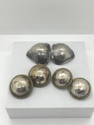 LOT 189J: Sterling Silver Clip On Earrings - 52.7 GTW