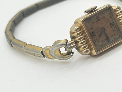 LOT 195J: Vintage Gold Filled Jewelry: Elgin 10k Watch and More