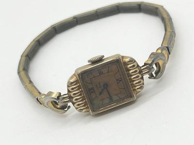 LOT 195J: Vintage Gold Filled Jewelry: Elgin 10k Watch and More