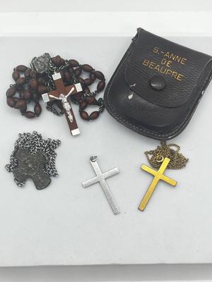 LOT 197J: Religious Jewelry: Gold Fill, Sterling and More