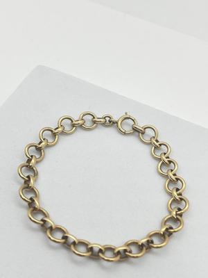 LOT 202J: 14K Yellow Gold Bracelet - 7.5" - 11.5 Grams