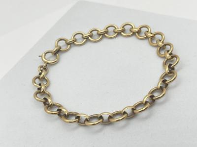 LOT 202J: 14K Yellow Gold Bracelet - 7.5" - 11.5 Grams