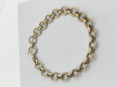 LOT 202J: 14K Yellow Gold Bracelet - 7.5" - 11.5 Grams