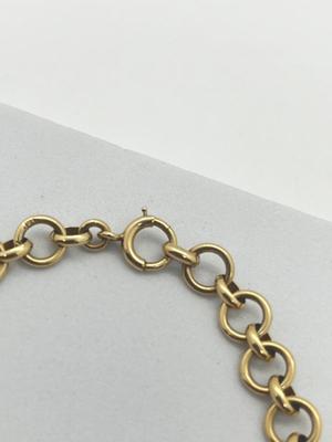 LOT 202J: 14K Yellow Gold Bracelet - 7.5" - 11.5 Grams