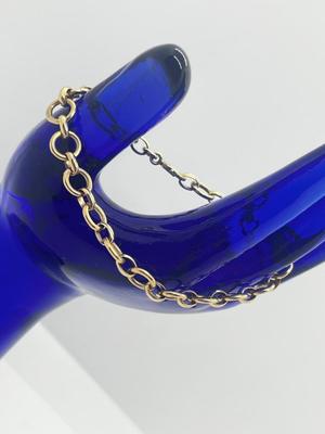 LOT 202J: 14K Yellow Gold Bracelet - 7.5" - 11.5 Grams