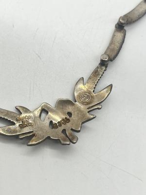 LOT 209J: Sterling Silver Necklace and Bracelet - 74.2 Grams