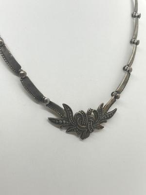 LOT 209J: Sterling Silver Necklace and Bracelet - 74.2 Grams