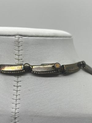 LOT 209J: Sterling Silver Necklace and Bracelet - 74.2 Grams