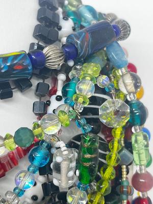LOT 212J: Pretty Glass Bead Necklace Collection
