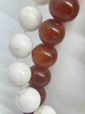 LOT 214J: Huge Vintage Beaded Necklace Lot