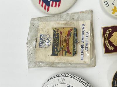 LOT 217J: Pin Collection: "New Jersey History" and More