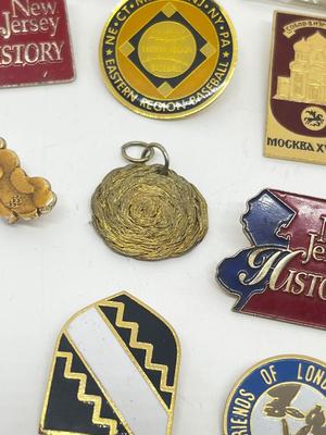 LOT 217J: Pin Collection: "New Jersey History" and More