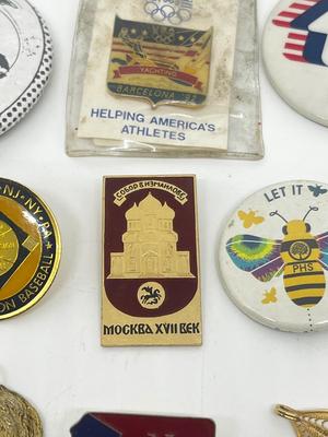 LOT 217J: Pin Collection: "New Jersey History" and More