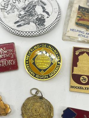 LOT 217J: Pin Collection: "New Jersey History" and More