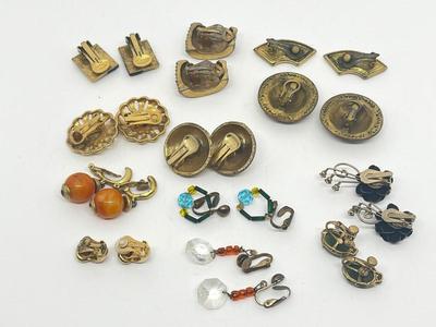 LOT 218J: Clip On Earring Collection