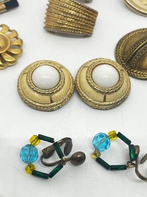 LOT 218J: Clip On Earring Collection