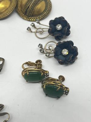 LOT 218J: Clip On Earring Collection