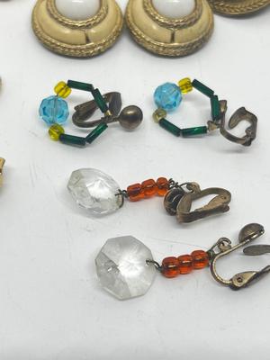 LOT 218J: Clip On Earring Collection