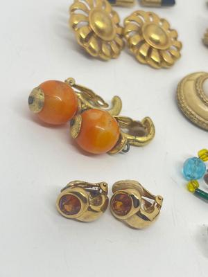 LOT 218J: Clip On Earring Collection