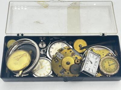 LOT 219J: Various Watch Parts and Pieces