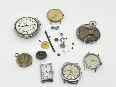 LOT 219J: Various Watch Parts and Pieces
