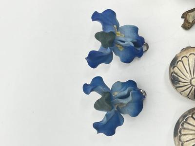 LOT 224J: Awesome Collection of Screwback and Clip On Earrings: Monet, Liz Claiborne and More