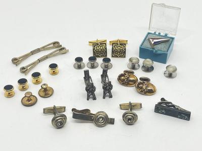 LOT 227J: Men's Jewelry Collection - Cuff Links and More