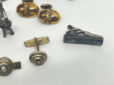 LOT 227J: Men's Jewelry Collection - Cuff Links and More