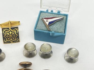 LOT 227J: Men's Jewelry Collection - Cuff Links and More