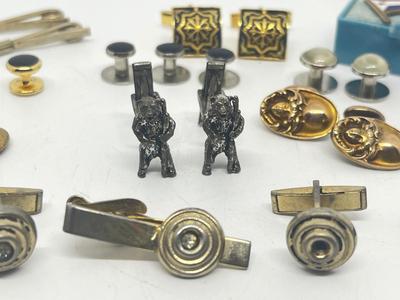 LOT 227J: Men's Jewelry Collection - Cuff Links and More