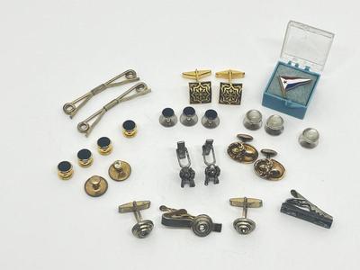 LOT 227J: Men's Jewelry Collection - Cuff Links and More