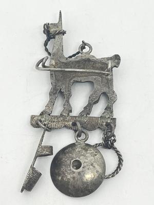 LOT 230J: Mexico Themed Silver Pins / Brooches - 18.6 gtw