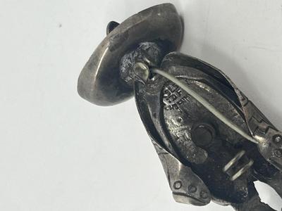 LOT 230J: Mexico Themed Silver Pins / Brooches - 18.6 gtw
