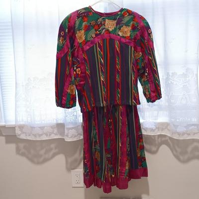 LOT 241X: Diane Freis 80s Blouse and Skirt Sets