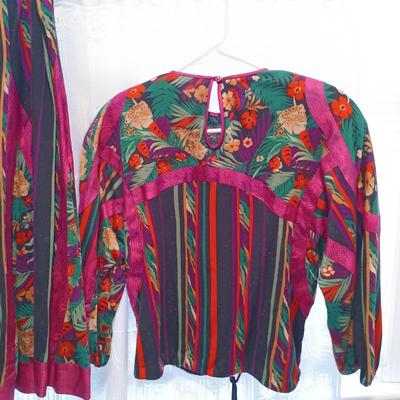 LOT 241X: Diane Freis 80s Blouse and Skirt Sets