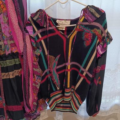 LOT 241X: Diane Freis 80s Blouse and Skirt Sets
