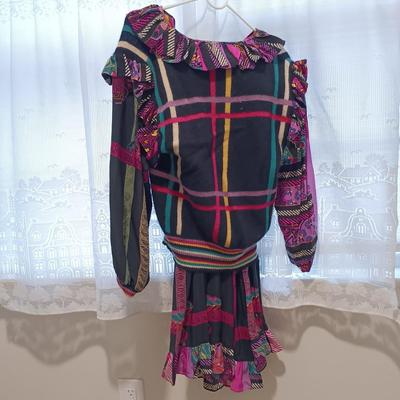 LOT 241X: Diane Freis 80s Blouse and Skirt Sets
