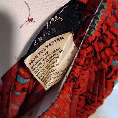 LOT 242X: Diane Freis Vintage 80s Sweater and Skirt Sets w/ Silk Pants