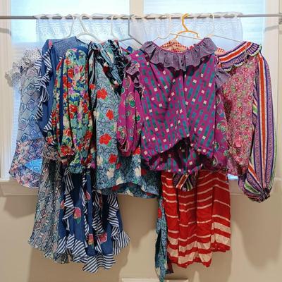LOT 243X: Diane Freis Vintage Blouses and Skirts
