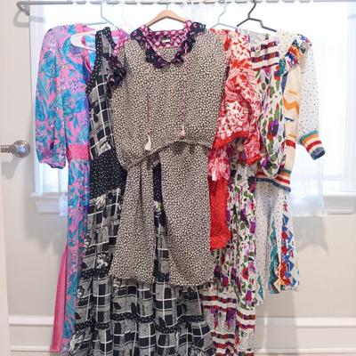 LOT 244X: Diane Freis Vintage Dresses and Blouse Sets