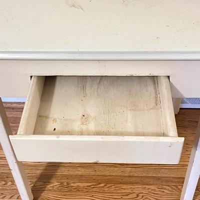 LOT 301X: Vintage Enamel Top Desk /Table