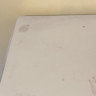 LOT 301X: Vintage Enamel Top Desk /Table