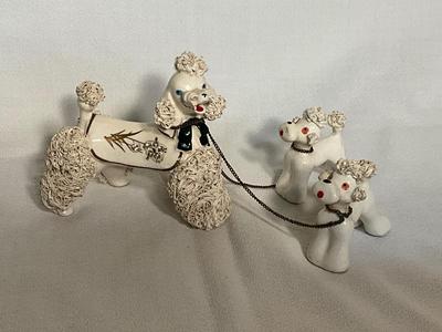 Vintage Royal Japan Ceramic Spaghetti Poodles