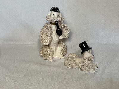 Vintage Royal Japan Ceramic Spaghetti Poodles