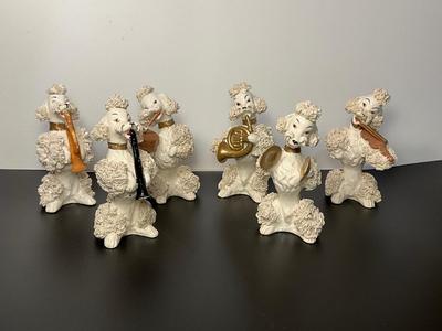 Vintage Royal Japan Ceramic Spaghetti Poodles