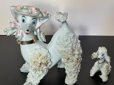 Vintage Royal Japan Ceramic Spaghetti Poodles